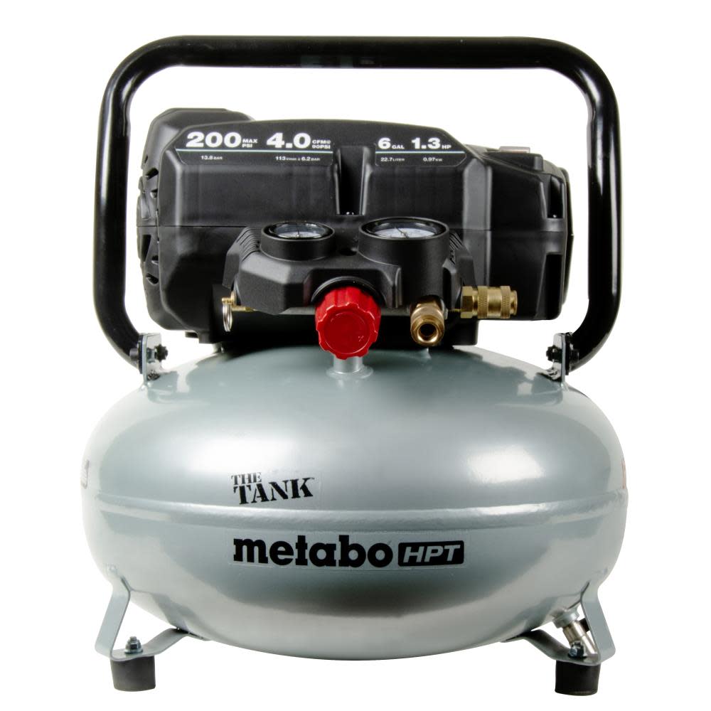 Metabo HPT The Tank 6 Gallon 200 PSI Job Site Compressor - Flockneti