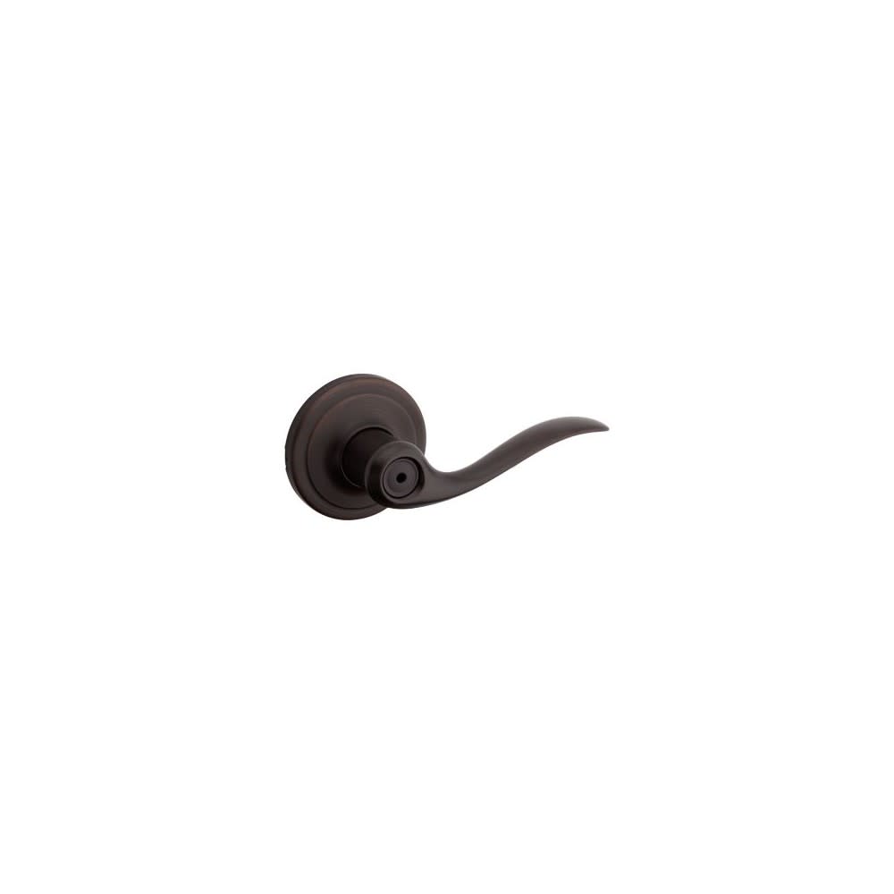 Kwikset Venetian Bronze Bed/Bath Tustin Privacy Door Lever - Flockneti