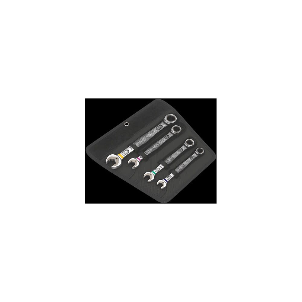Wera Tools 6000 Joker 4 Imperial 1 Combination Ratchet Wrench Set - Flockneti