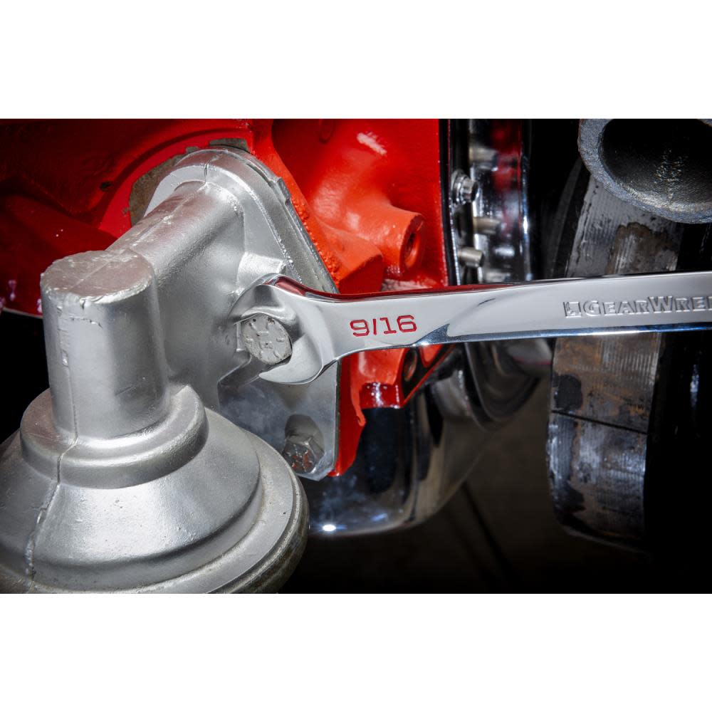 GEARWRENCH 120XP Flex Combination Ratcheting Wrench Universal Spline XL 7/16 In. - Flockneti