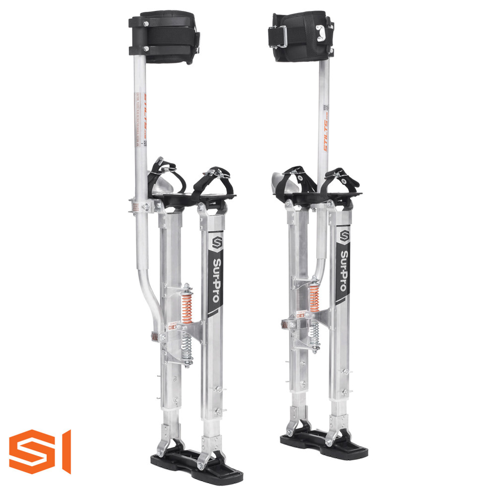 Surpro Premium Stilts Single Sided Aluminum Size 20-30″ - Flockneti