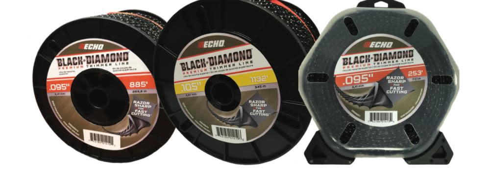 Echo Black Diamond Trimmer Line – 5 lb Spool – .105 In. - Flockneti