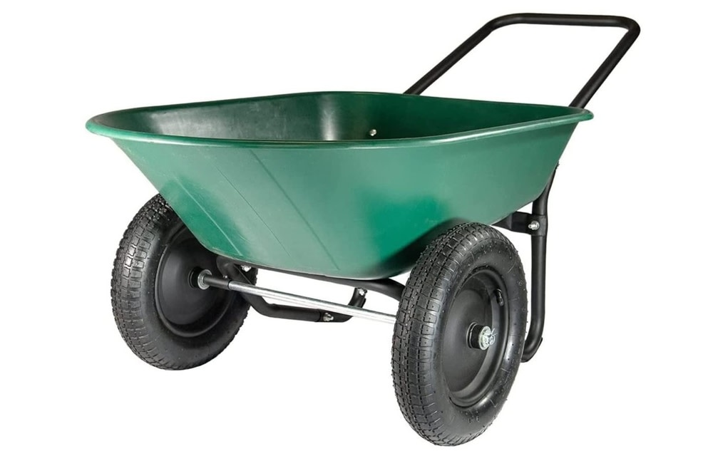 Yard Rover Garden Star Poly Residential Wheelbarrow 5 Cu Ft - Flockneti