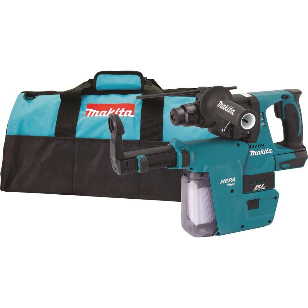 Makita 18V LXT 1″ Rotary Hammer with HEPA Vacuum Attachment Bare Tool - Flockneti