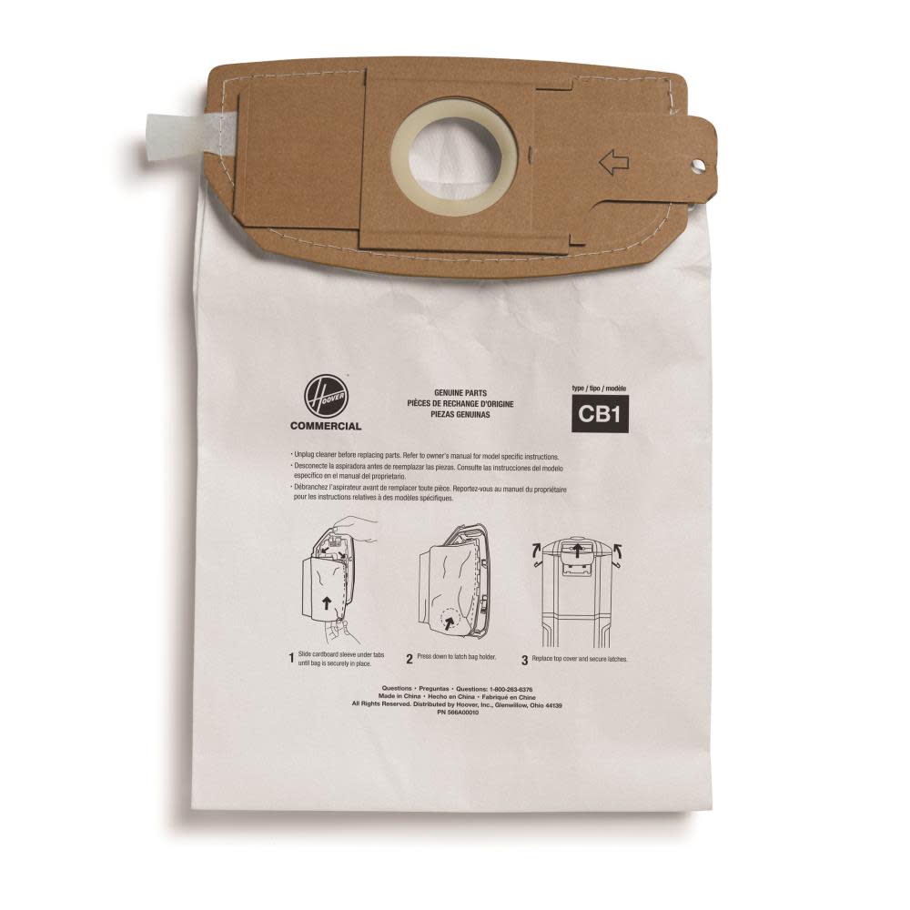 Hoover Residential Vacuum Standard Filter Bags Six Quart – AH10173 - Flockneti
