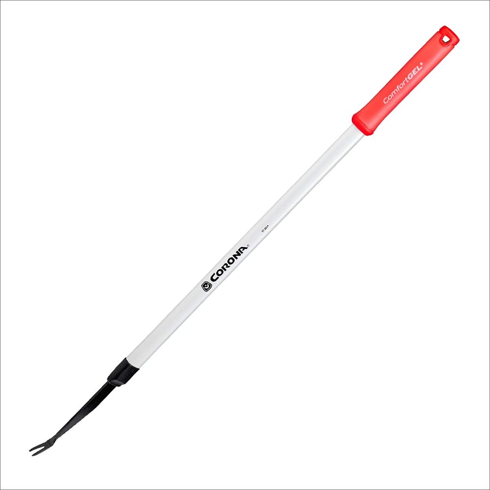 Corona Weeder 40″ ComfortGEL Steel Extended Reach 2 Prong - Flockneti