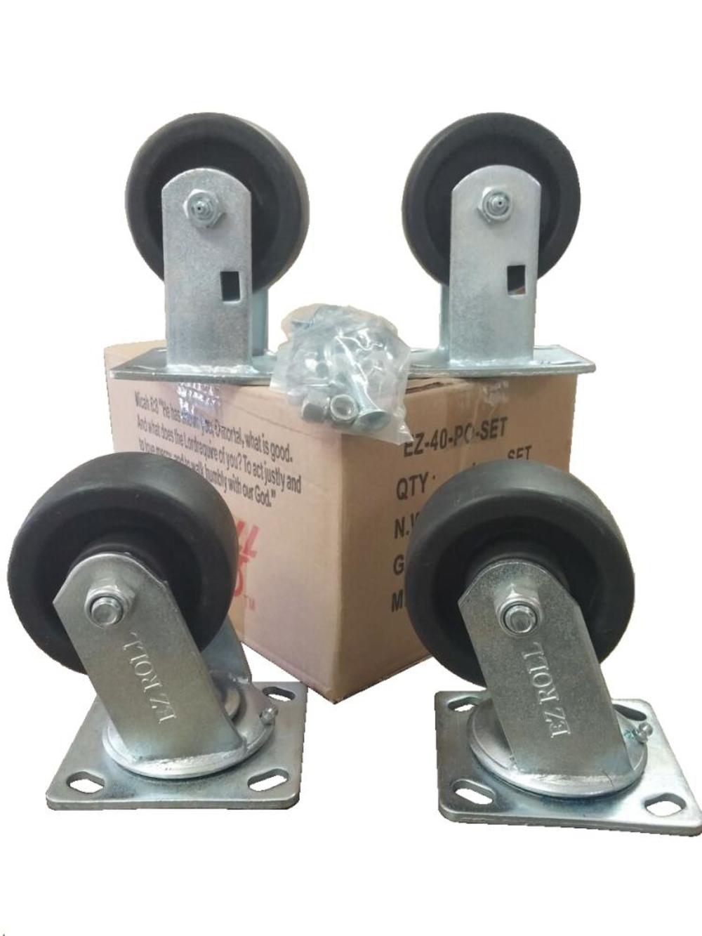 EZ Roll Casters Casters Set - Flockneti