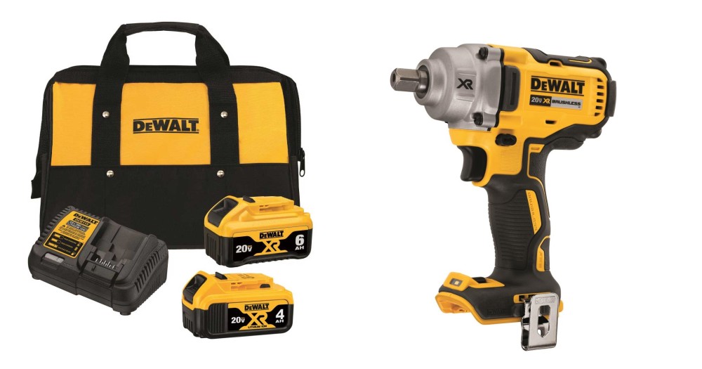 DEWALT 20V MAX XR 1/2″ Impact Wrench Battery Starter Kit Bundle - Flockneti