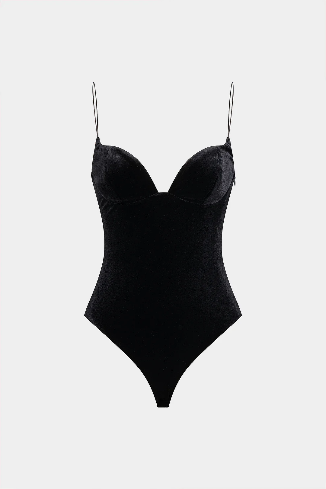 Velvet Slip Sleeveless Bodysuit - Flockneti