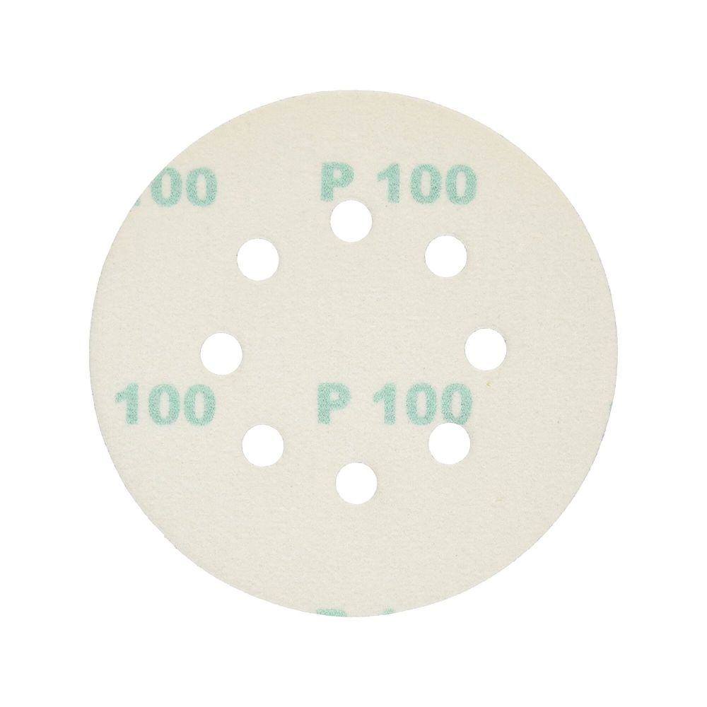 DEWALT 5″ 8 Hole 100 Grit Hook & Loop Random Orbit Sandpaper 25pk - Flockneti