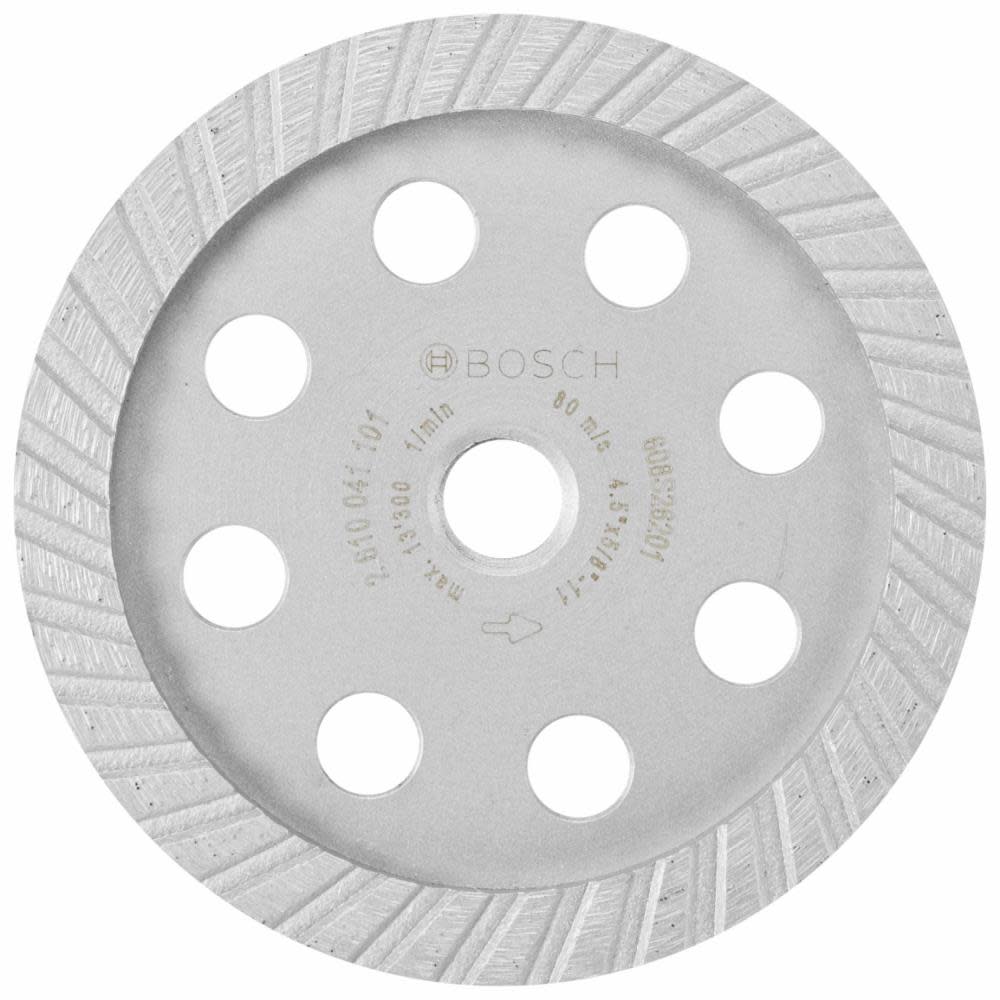 Bosch 4-1/2 In. Turbo Diamond Cup Wheel - Flockneti