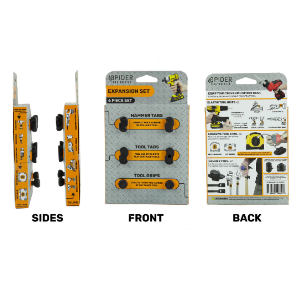 Spider Tool Holster Expansion Set 6pc Kit - Flockneti