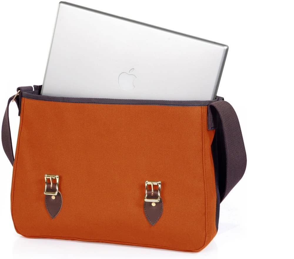Duluth Pack 17 In. 13 Liter Capacity Orange Laptop Book Bag - Flockneti