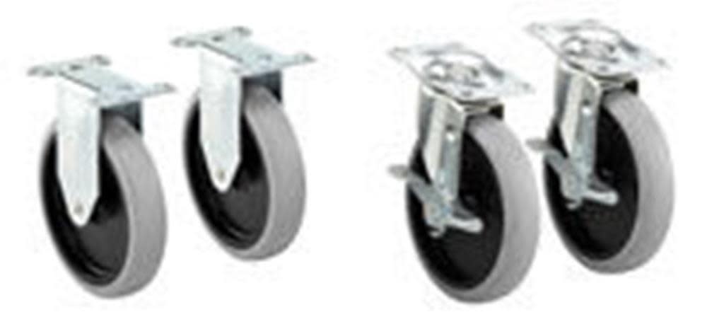 Rubbermaid Replacement Casters 5 In. (2 locking 2 non-locking) - Flockneti