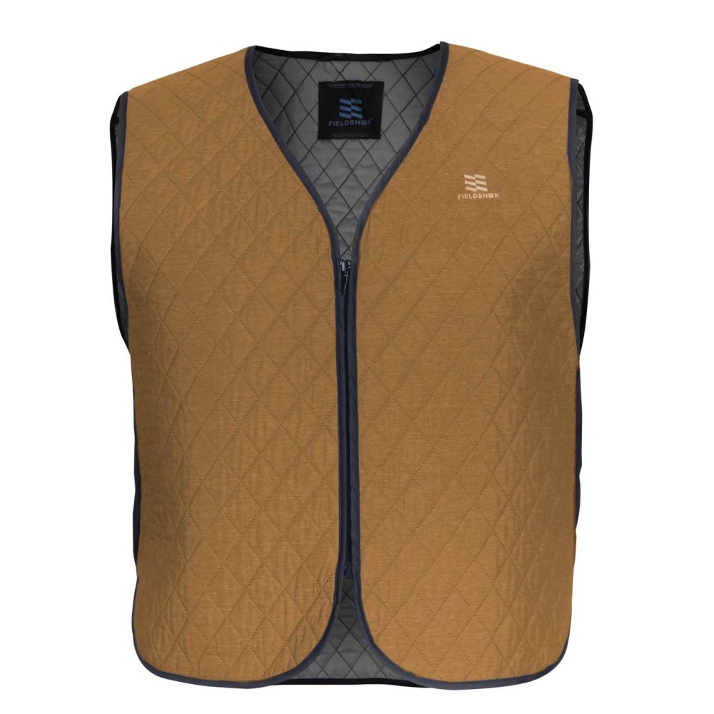 Mobile Cooling Vest Unisex Khaki 2X - Flockneti