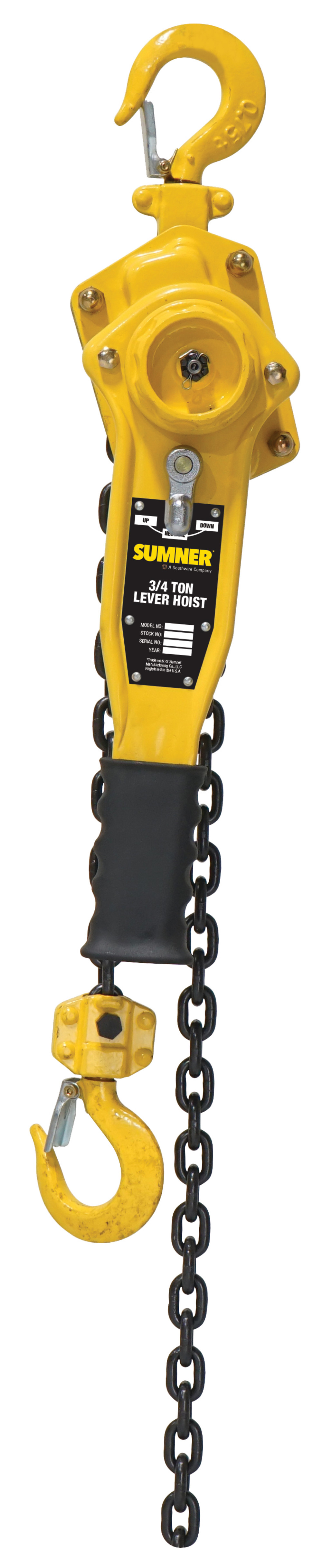 Sumner Lever Hoist 3/4 Ton 10′ Chain Fall - Flockneti