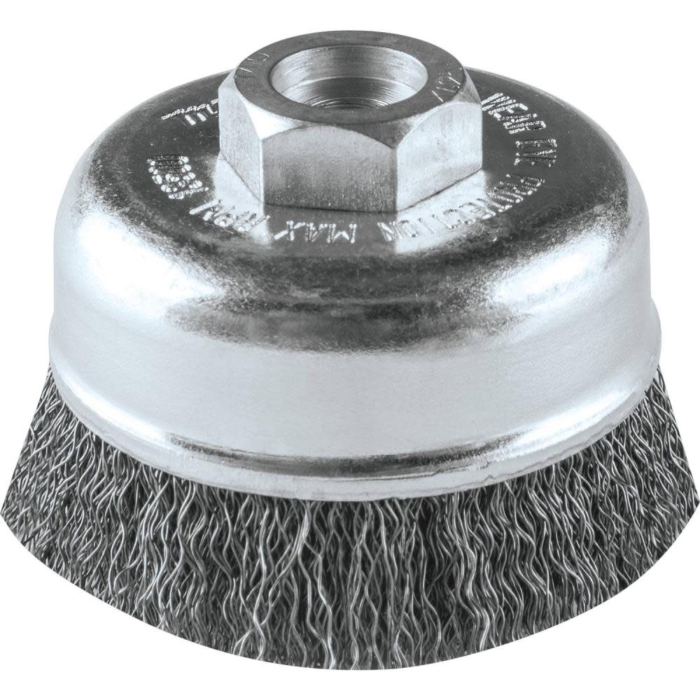 Makita 3″ Crimped Wire Cup Brush M10 x 1.25 - Flockneti