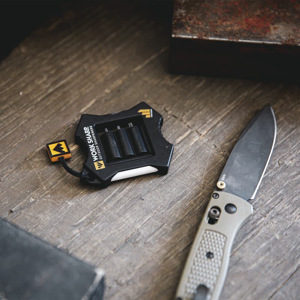 Work Sharp Knife & Tool Sharpener with Micro Sharpener Bundle - Flockneti
