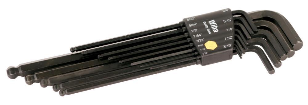 Wiha Ball End Hex Long Arm L-Key 13 Pc. Set - Flockneti