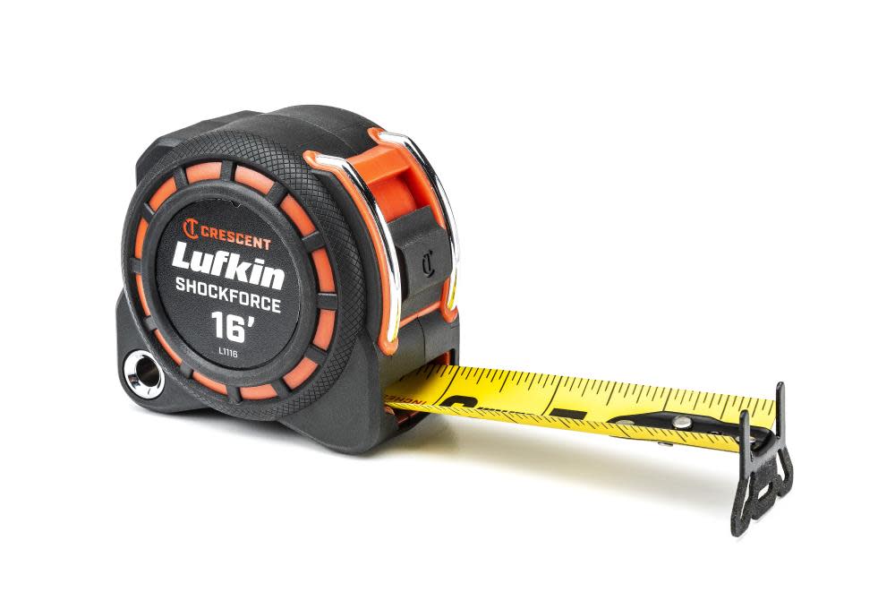 Crescent Lufkin Shockforce Dual Sided Tape Measure 1 3/16 x 16′ - Flockneti