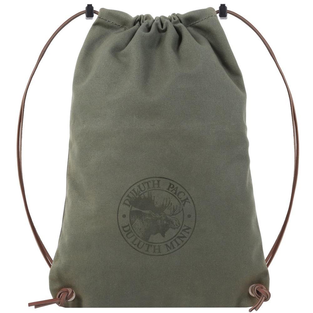Duluth Pack Drawstring Backpack – Olive Drab - Flockneti