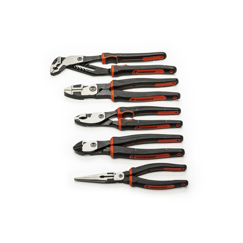 Crescent Z2 5 Mixed Dual Material Plier Set 5pc - Flockneti