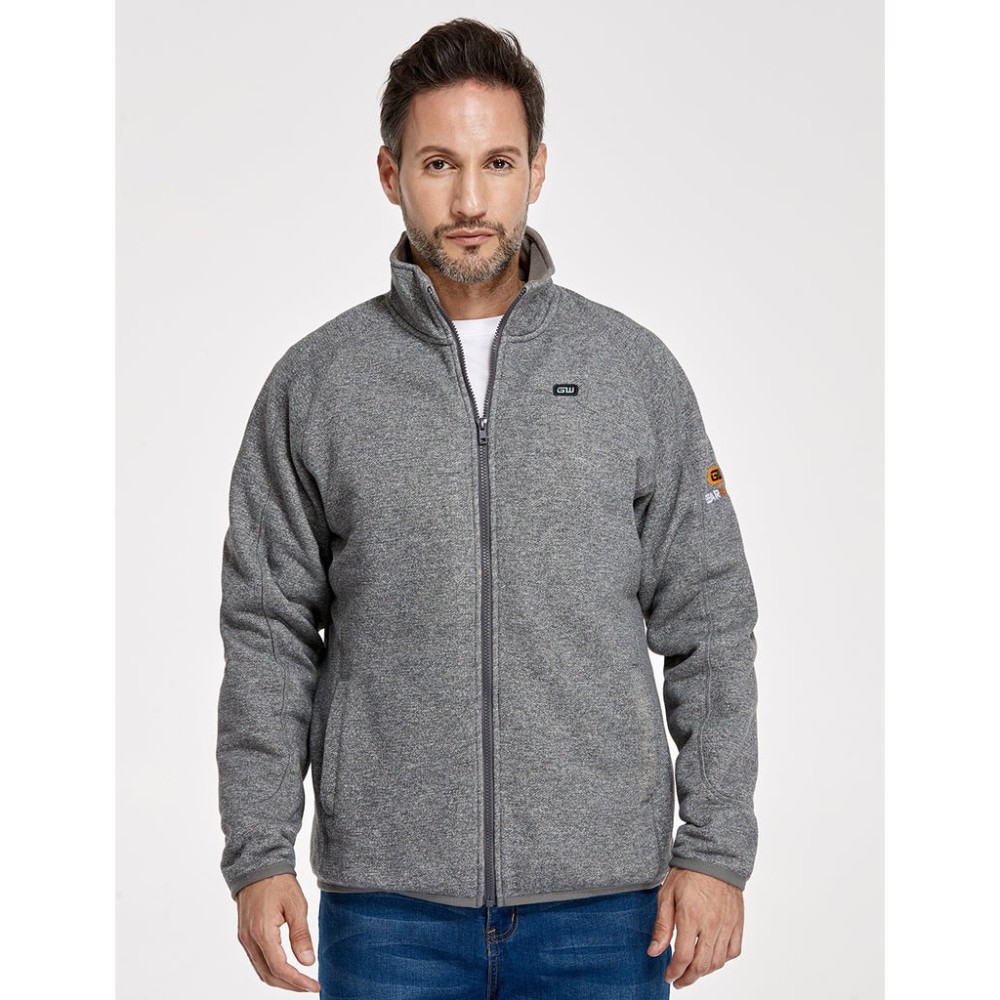 GEARWRENCH Mens Gray Heated Fleece Jacket Kit XL - Flockneti