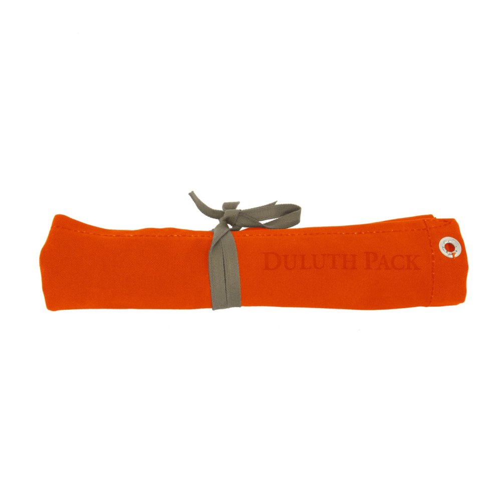 Duluth Pack Orange Canvas Utensil Roll - Flockneti
