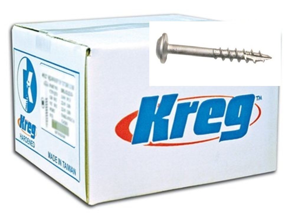 Kreg Pocket Screws – 2-1/2″ #8 Coarse Washer-Head 2000ct. - Flockneti