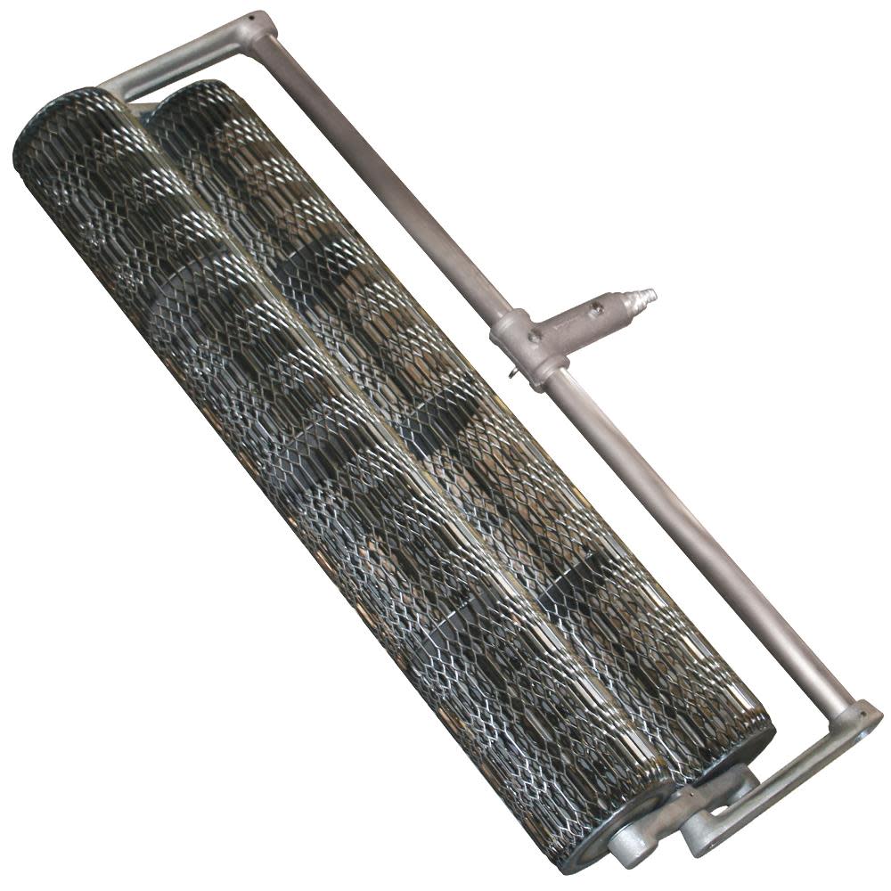Kraft Tool Co 36 In. x 5 In. Double Roller Tamp with 1-3/8 In. Button Handle Adapter - Flockneti