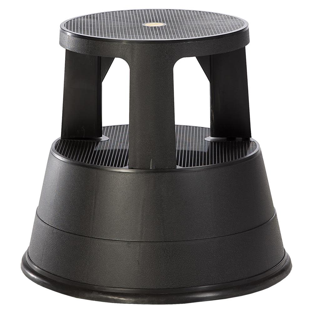 Xtend and Climb 2-Step 300-lb Load Capacity Black Plastic Step Stool - Flockneti