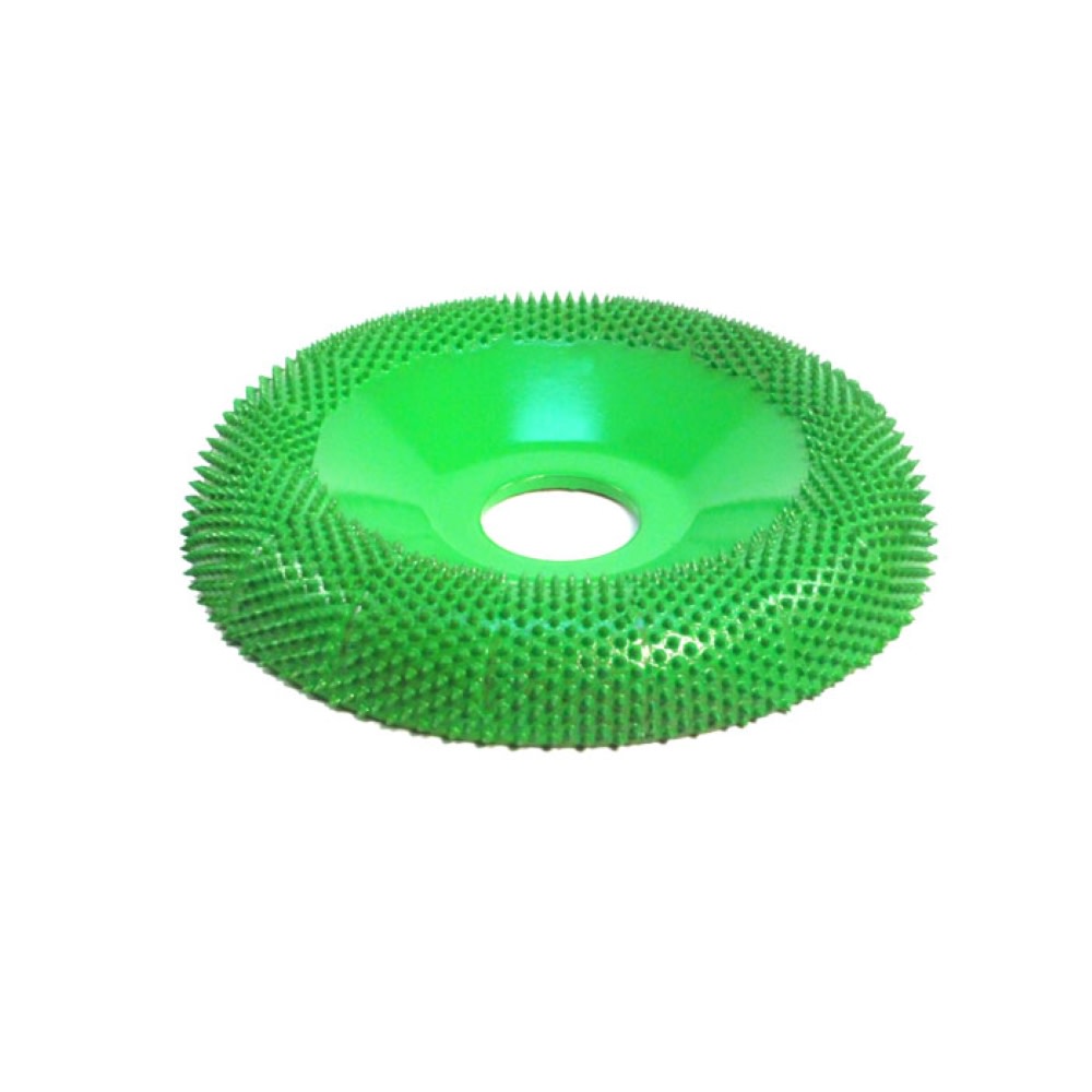 Saburrtooth 4″ Donut Wheel Round Face Coarse Grit 7/8″ Bore - Flockneti