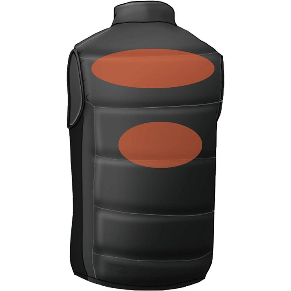 Makita 18 Volt LXT Lithium-Ion Cordless Heated Vest Vest Only (Black XL) - Flockneti
