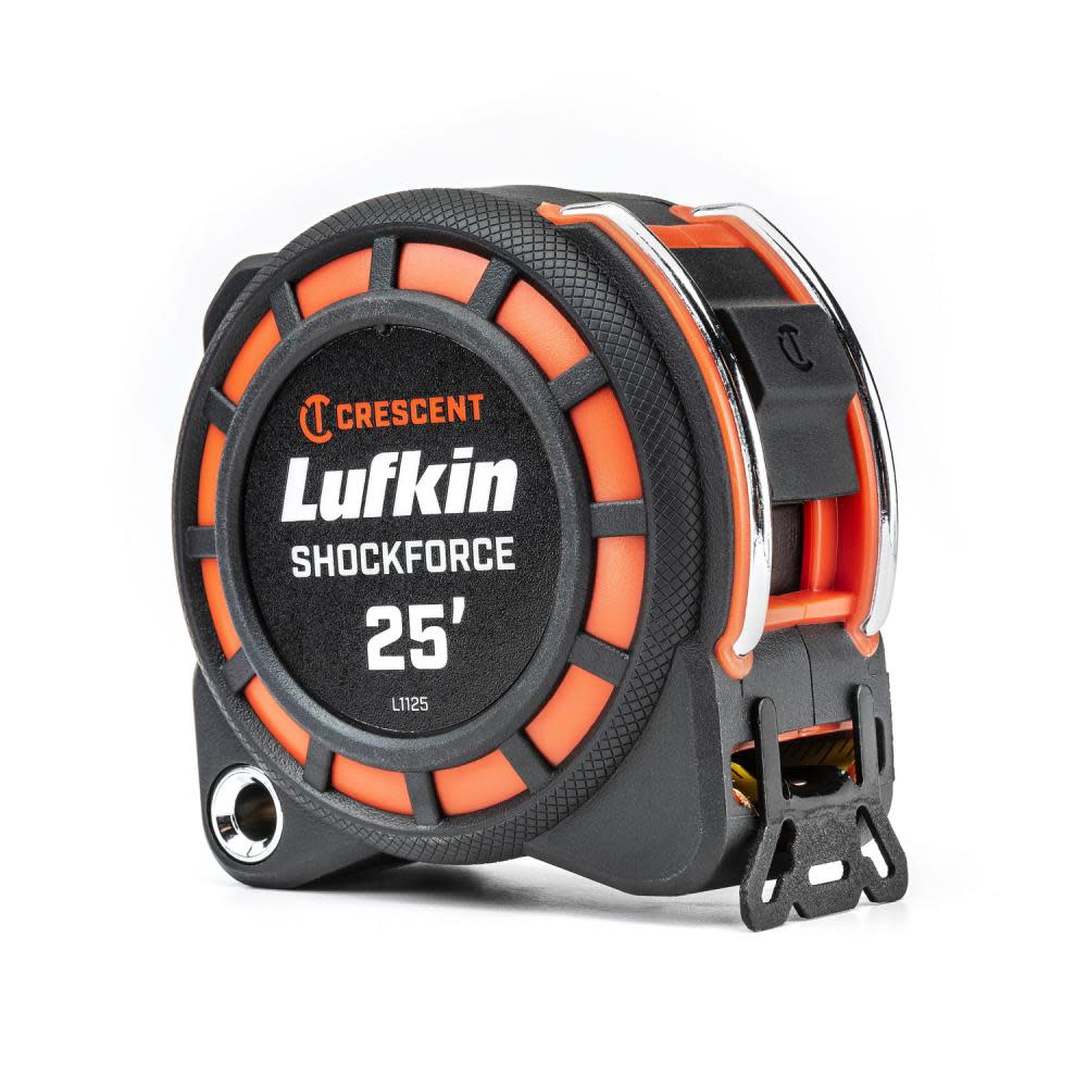 Crescent Lufkin Shockforce Tape Measure 25 Ft. x 1-3/16 In. - Flockneti