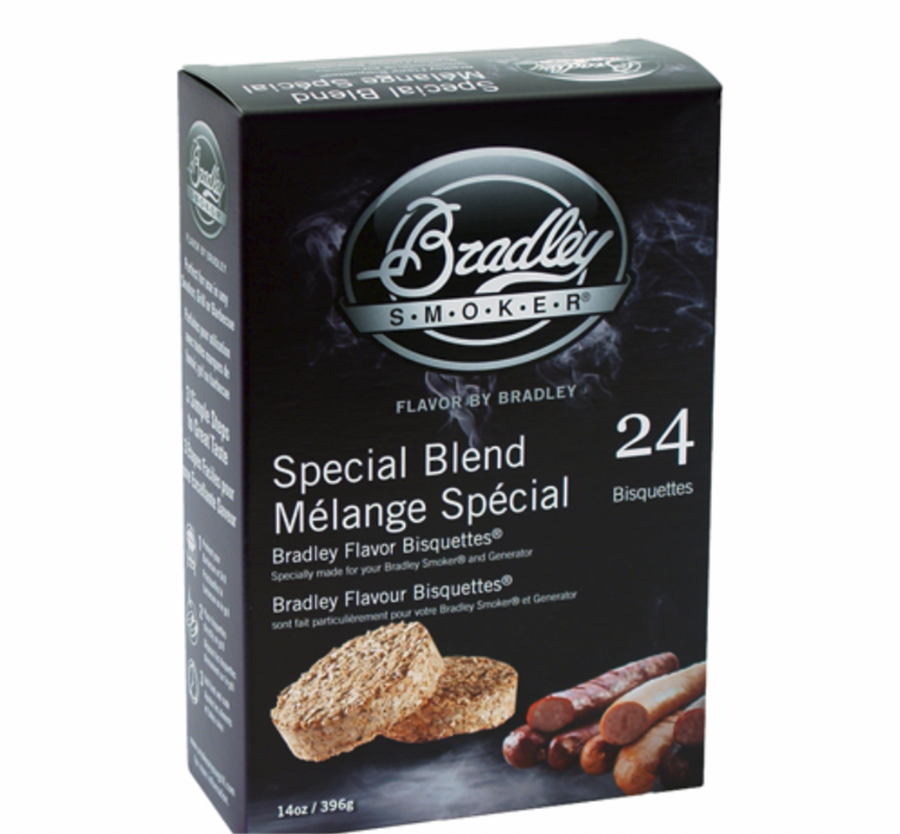 Bradley Smoker Special Blend Bisquettes–24 Pack - Flockneti