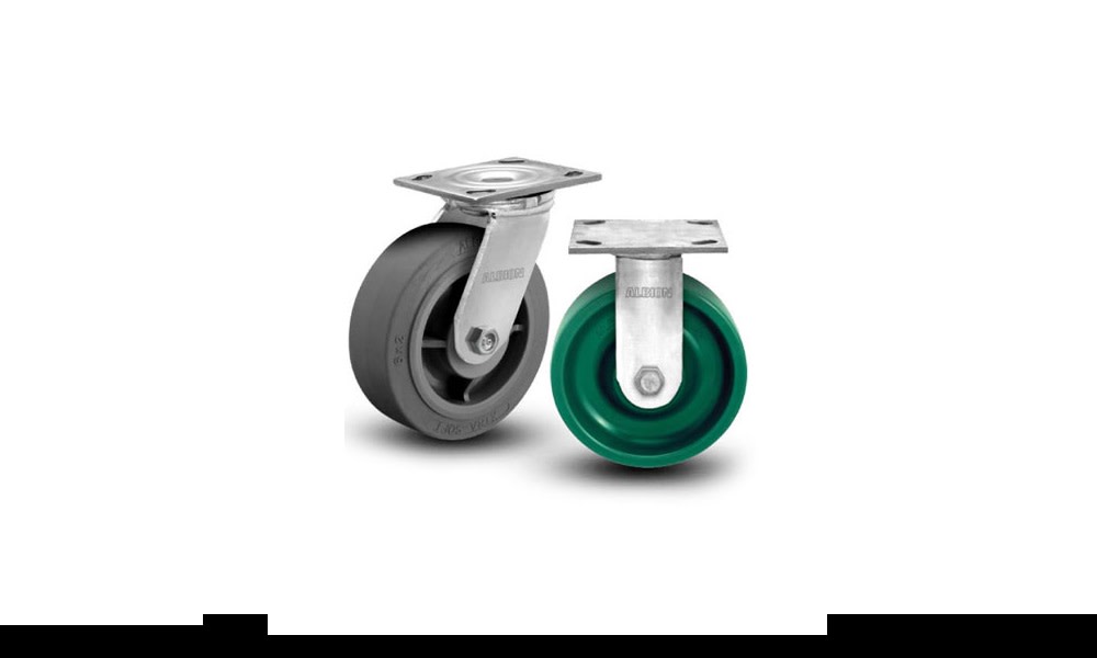Cassidy Tricker 8 In. 16 Series Medium Heavy Duty Swivel Plate Caster - Flockneti