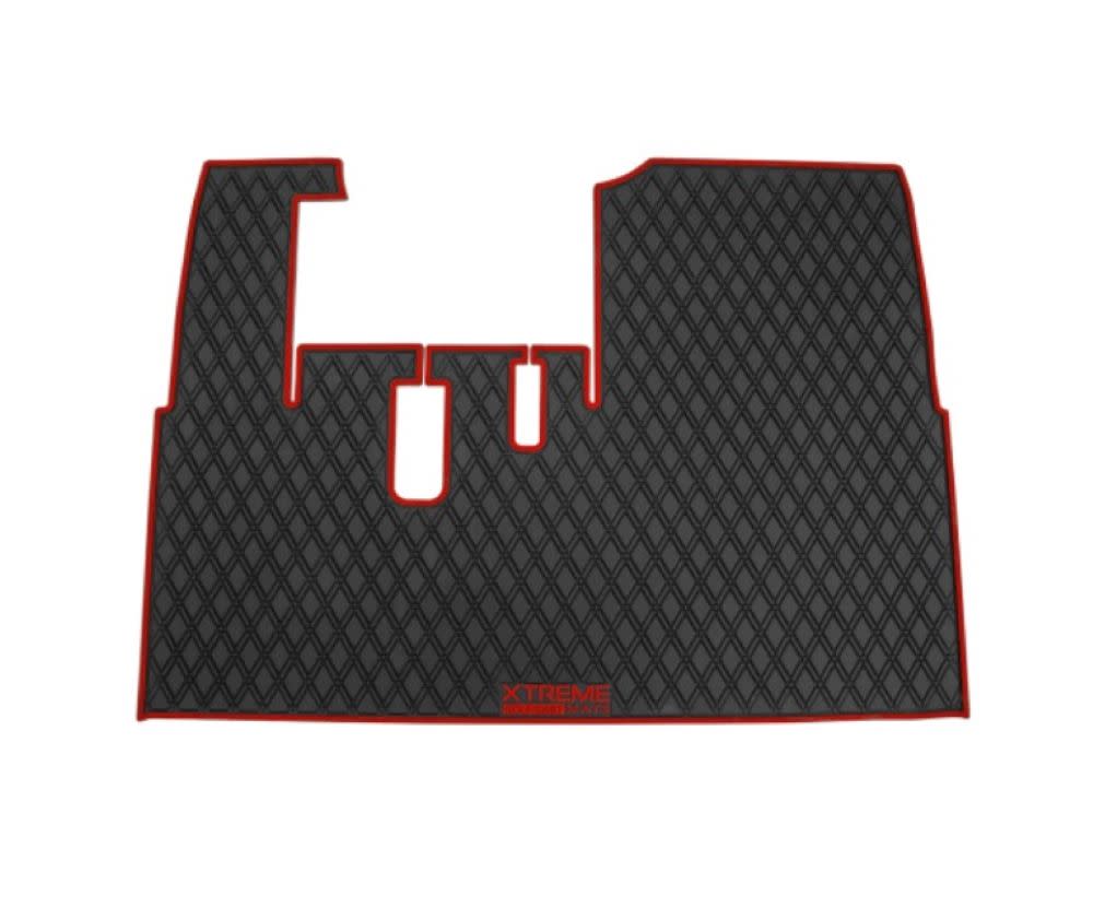 Xtreme Mats Golf Cart Floor Mat ICON & Red - Flockneti