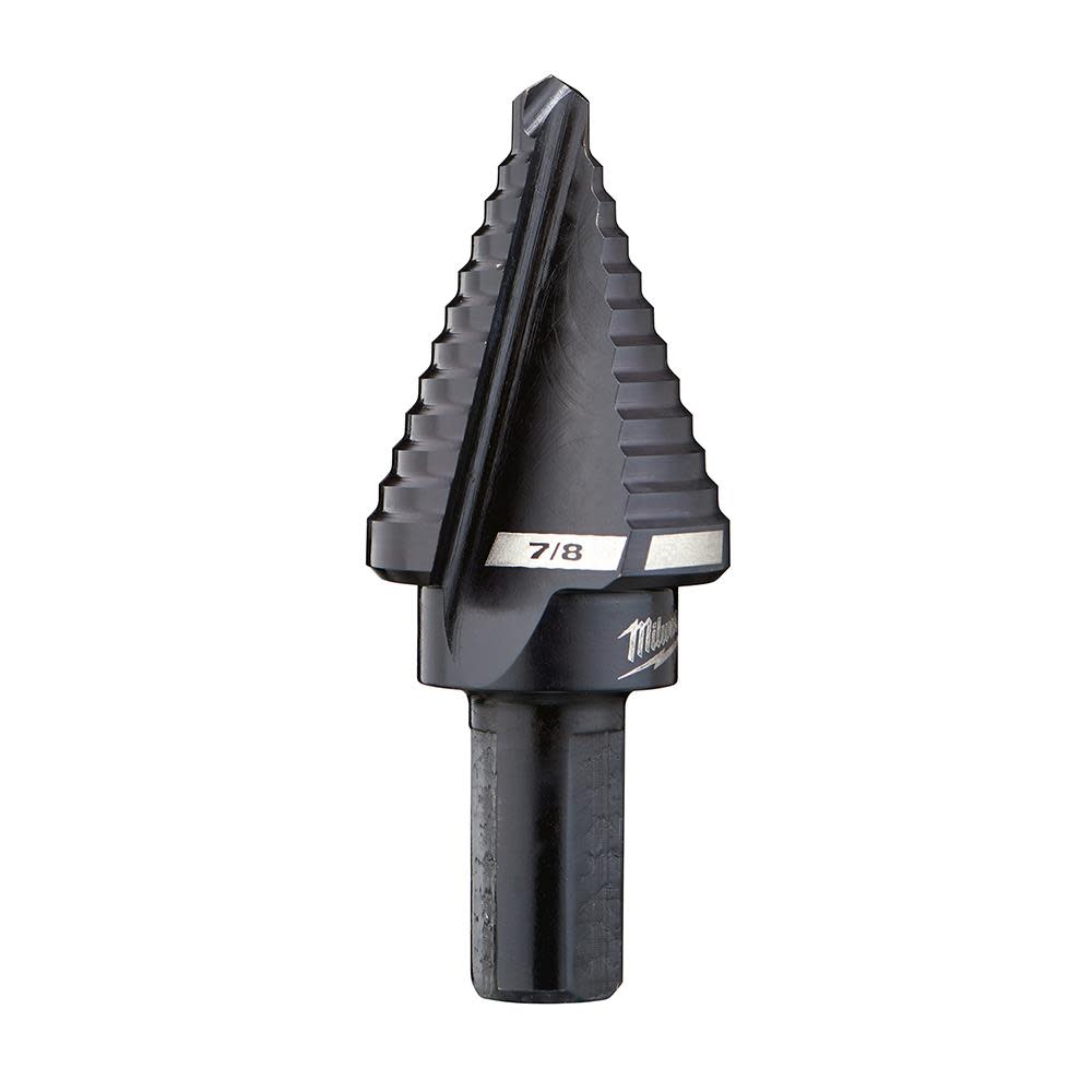 Milwaukee #7 Step Drill Bit 7/8 in. Single Hole - Flockneti