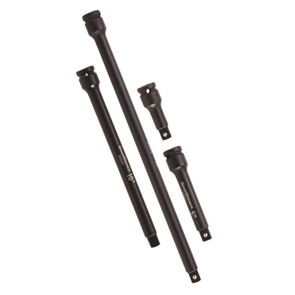 GEARWRENCH 4 Pc 1/2 In Drive Impact Extension Set - Flockneti