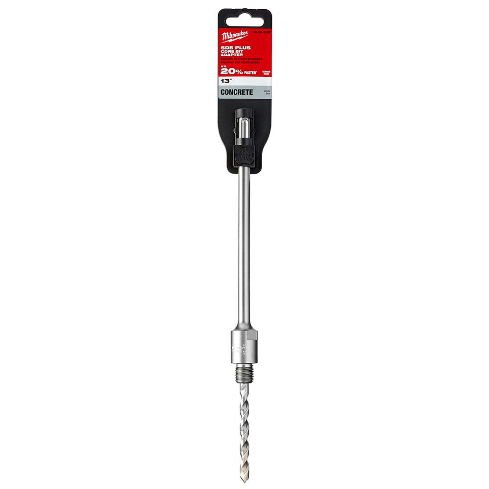 Milwaukee 13 In. SDS+ Core Bit Adapter - Flockneti