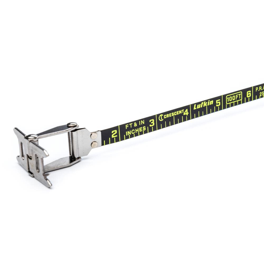 Crescent Lufkin 3/8″ x 100′ Nite Eye Steel Construction Long Tape - Flockneti