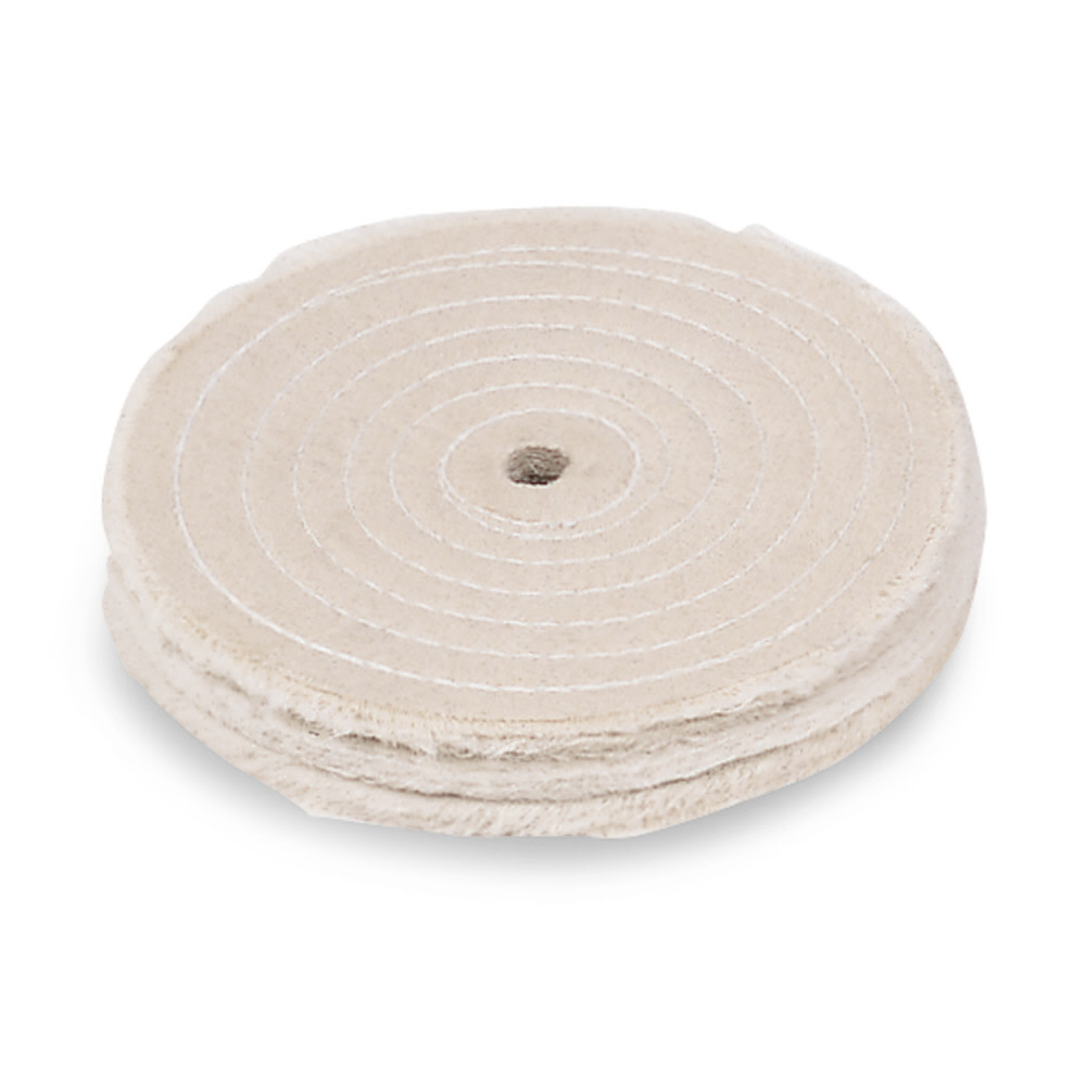 Baldor-Reliance 6 in. Cotton Sewed Buffing Wheel - Flockneti