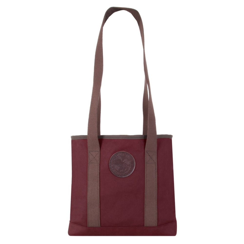 Duluth Pack 5 Liter Capacity Burgundy Long Handles Mini Tote - Flockneti