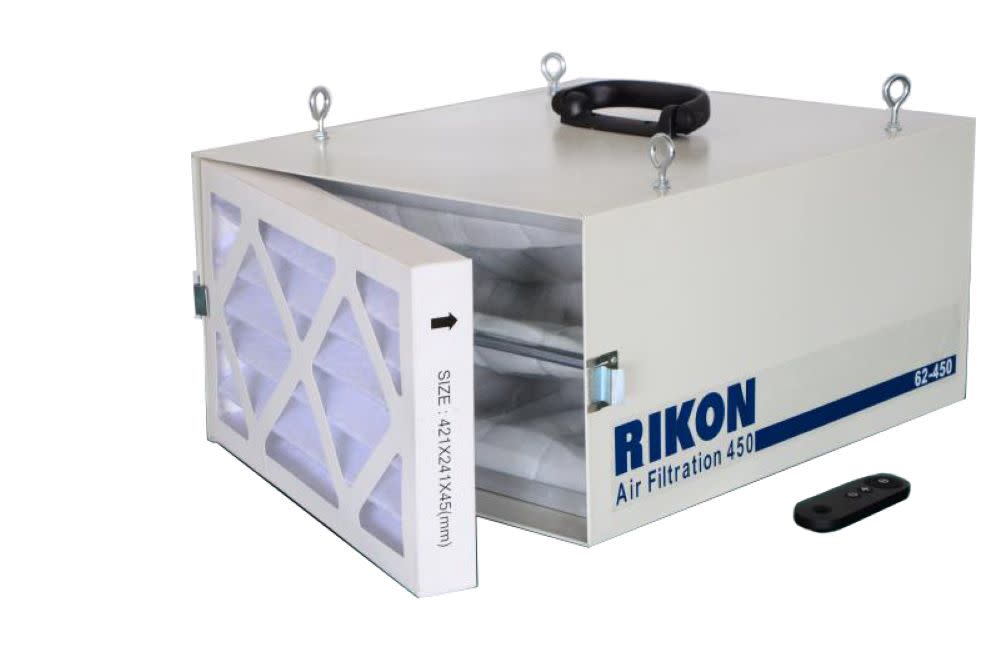 Rikon Air Filtration System – 450 CFM - Flockneti