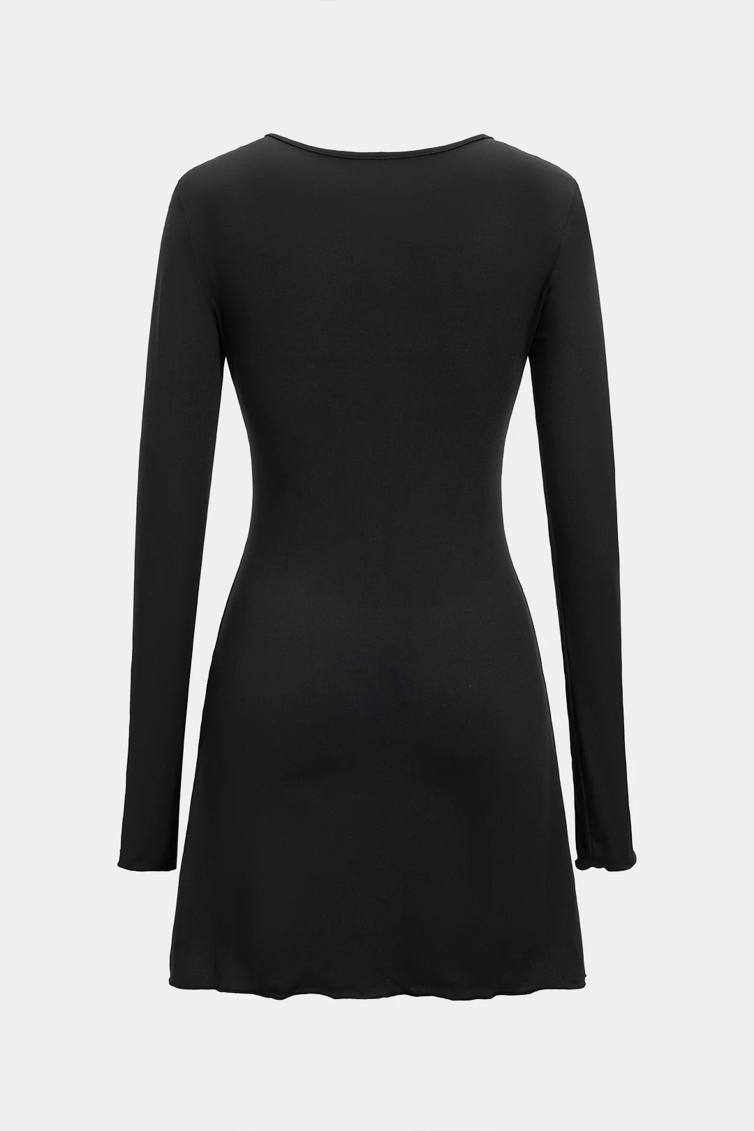 Long Sleeve Cut Out Mini Dress - Flockneti