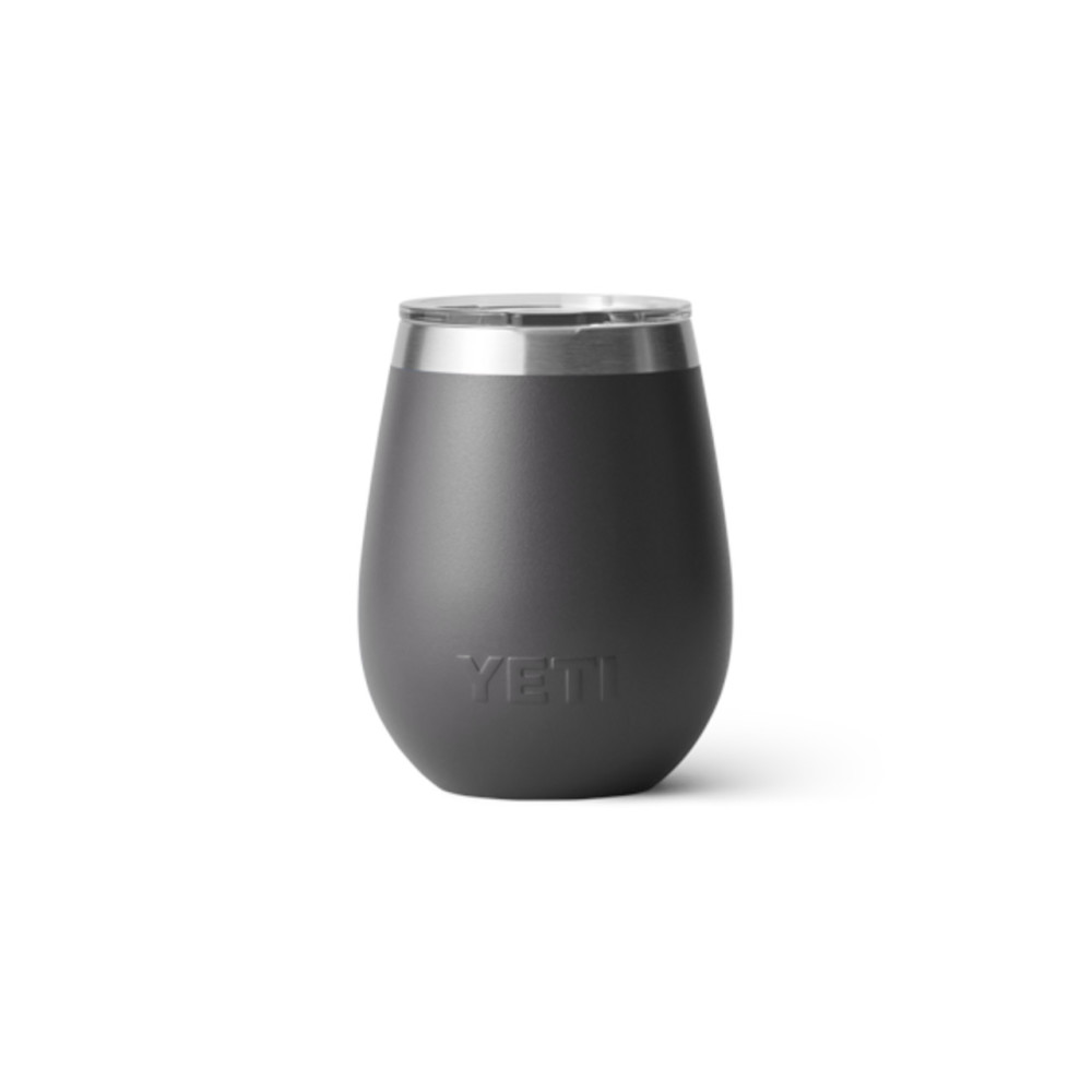 Yeti Rambler 10oz Wine Tumbler with MagSlider Lid Charcoal - Flockneti