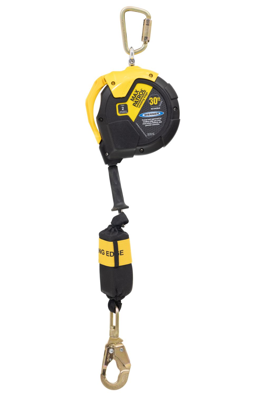 Werner 30′ Max Patrol Self-Retracting Lifeline Leading Edge - Flockneti