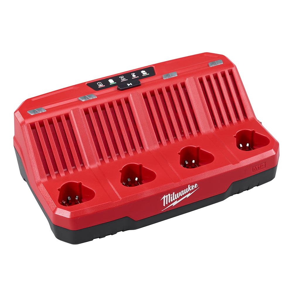 Milwaukee M12 4-Bay Sequential Charger - Flockneti