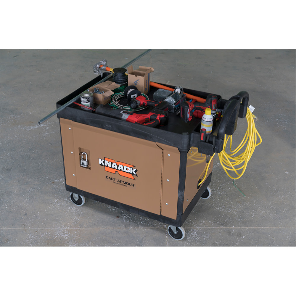 Knaack Cart Armour Mobile Cart Security Paneling Rubbermaid Utility Cart #4520-88 - Flockneti