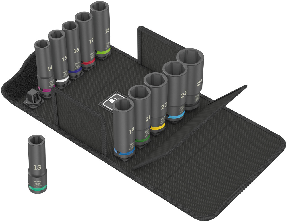Wera Tools 11pc 8790 C Impaktor Deep Set 1 - Flockneti